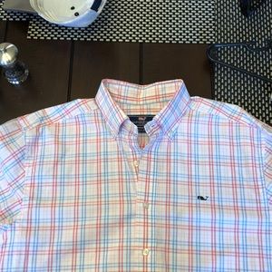 Vineyard Vine Long Sleeve Polo. Size Medium